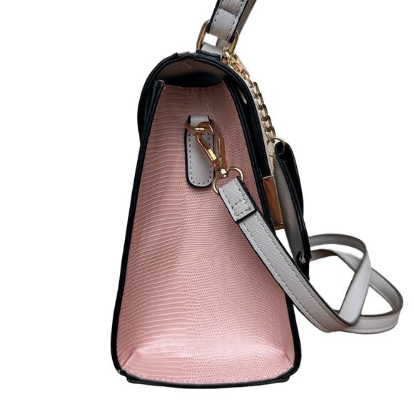 Dune London Two-Tone Satchel Bag Top Handle - Picture 4 of 14